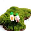 2 PEZZI Kawaii Resina Ravanello Micro Paesaggio Cartone Animato Miniatura Decorazioni Giardino delle Fate Resina Flatback