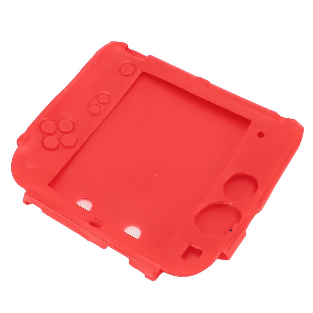 Handheld Game Console Silicone Cover for 2DS Soft Ive Case Scratch Resistant with Top Bottom Screen or