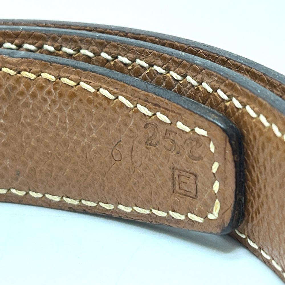 HERMES Belt only Reversible belt for bottoms belt Boxcalf / Epsom Black/Brown
