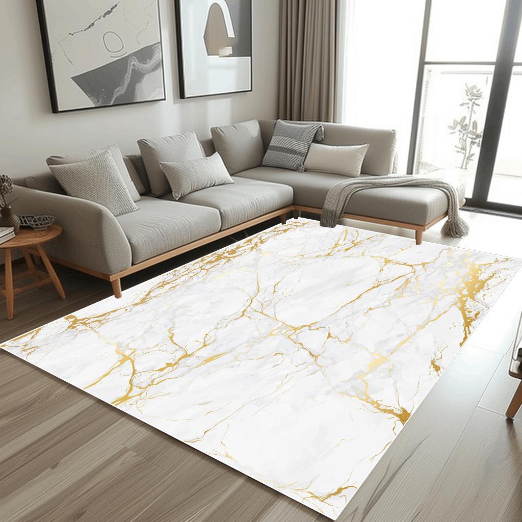 Moderní abstraktní koberce do obývacího pokoje Jednoduchá dekorace Domácí pohovkový koberec Měkká protiskluzová podložka do ložnice Postelový velkoplošný koberec