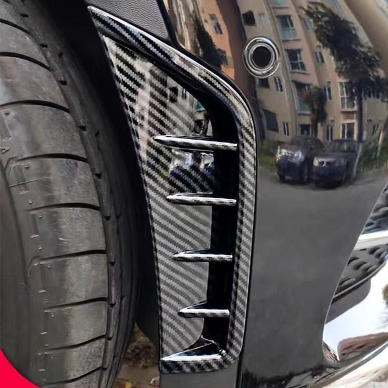 Használat Benz GLC-Class 2020+ GLC260 GLC300 X253 GLC63 GLC43 első kerék lökhárító légbeömlő motorháztető szellőzőnyílásaihoz Dekoratív burkolat tartozék