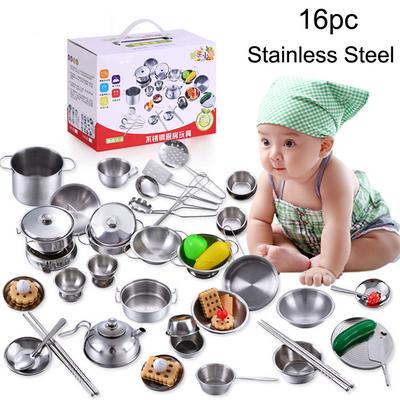 kitchen set stainless steel toys