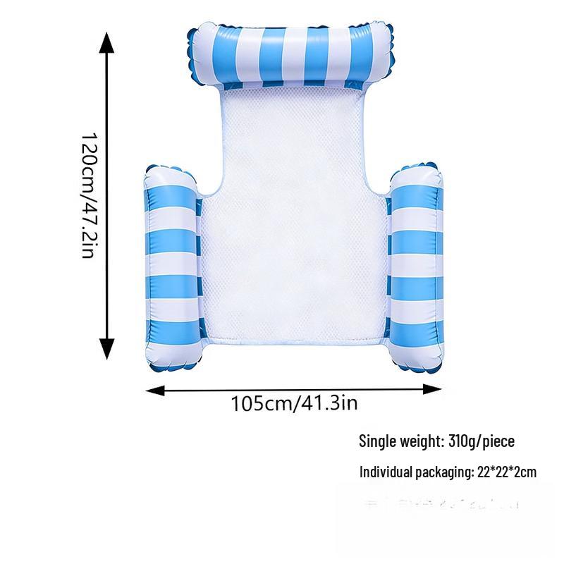 Triple Tube Inflatable Pool Float