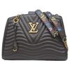 Louis Vuitton M51496 Schwarze Kalbsleder Wellenketten Tragetasche Tragetasche schwarzGebraucht