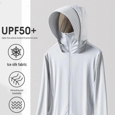 WEZHO Damen Eis Seide UPF50+ Sonnenschutzkleidung Jacke
