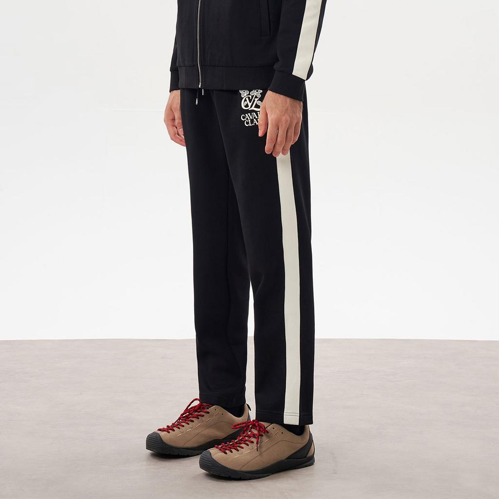 [Skin Friendly, Comfortable, Fashionable, Color Blocking] Autumn and Winter Exquisite Embroidery Trend Versatile Men's Sports Casual Pants