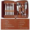 Manicure Set,  Professional Manicure Kit Nail Clippers Set 11 In 1 Stainless Steel Pedicure Tools Ki