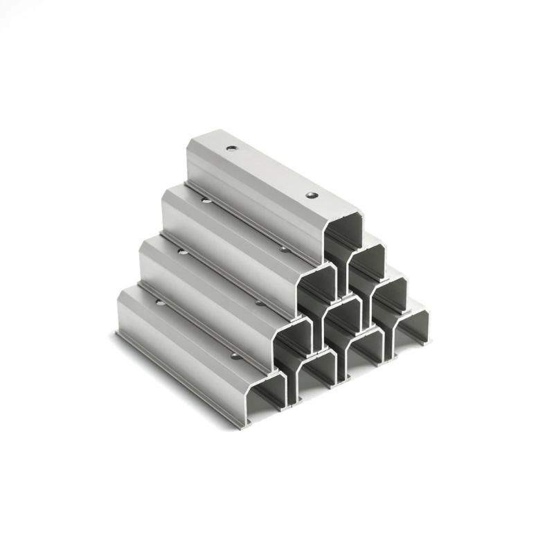 Aluminum Solar Panel End Clamps with Not Slip Grooves Roof Mount Solar Brackets for 30 to 35mm Frame Cabin Marine