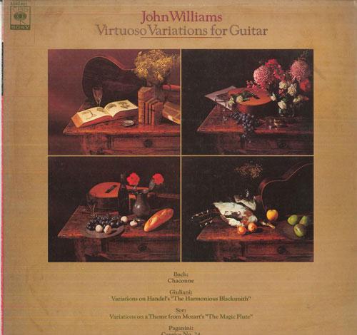 

LP Record JOHN WILLIAMS - Virtuoso Variations For Guitar 23AC601 CBS SONY 1978 Japan Obi Classical Used