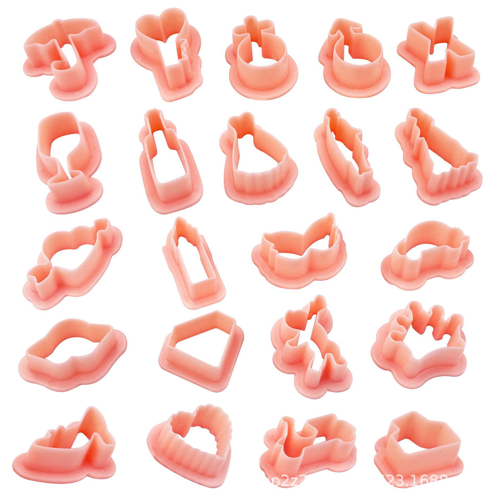 

22-Piece Valentine s Polymer Clay Cutter Set for Handmade Pottery & Earrings