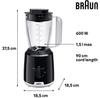 Стационарный блендер Braun JB 1051 Power Blend 1 (0X22311087)