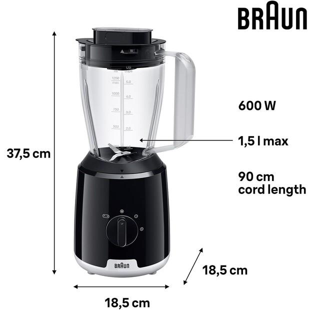 Стационарный блендер Braun JB 1051 Power Blend 1 (0X22311087)