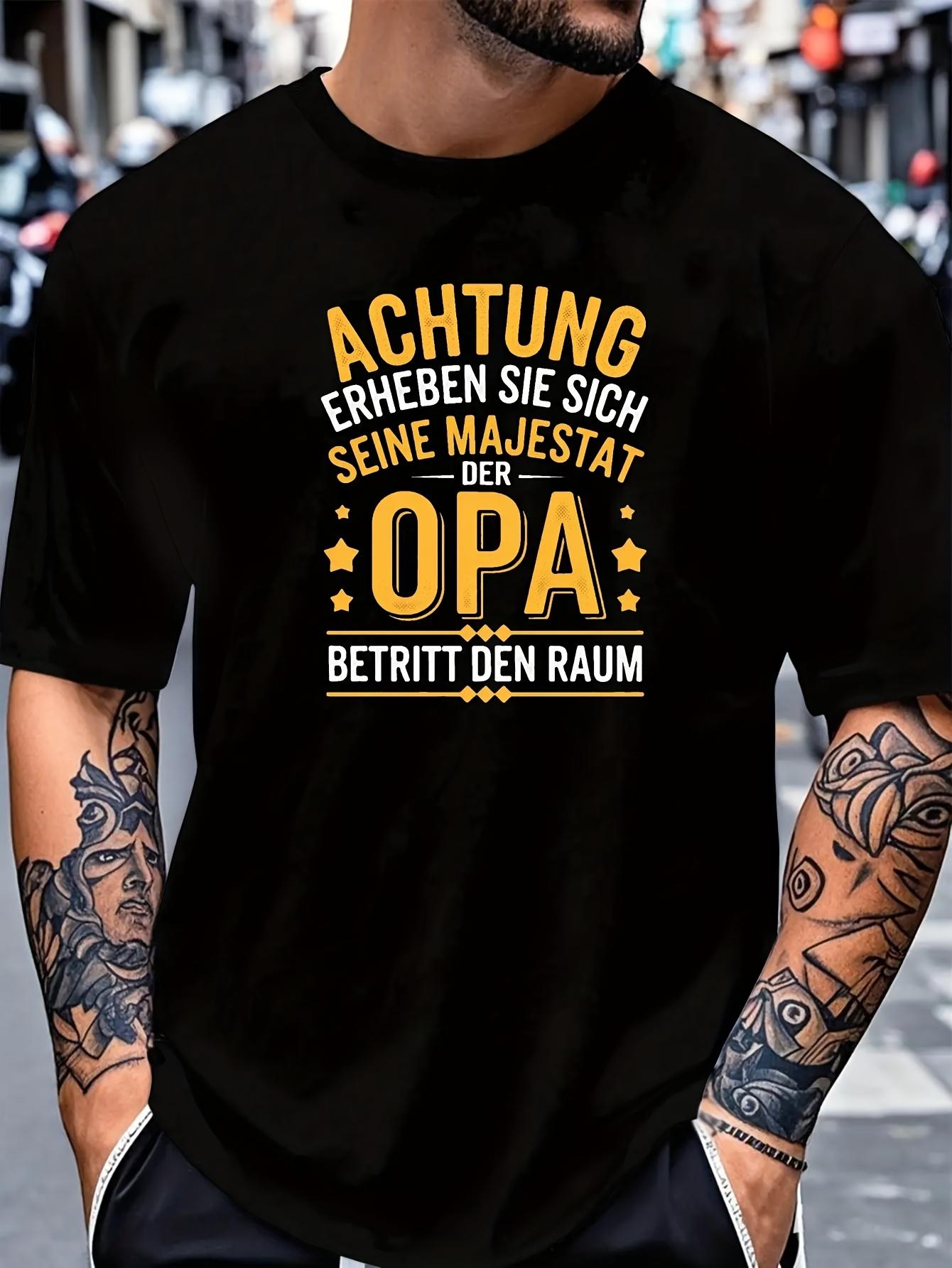 T-Shirt y2k Opa Majesty GRANDPA T Black 4XL