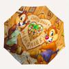 1pc Chip and Dale Automatic Folding Umbrella: Compact 8-Bone Design Cartoon Outdoor Travel Companion, Business Umbrella, Christmas Valentine