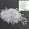 10000pcs  3.0x1.5mm 2.5x1.5mm Eyeglasses Glasses Washers Eyewear plastic Flat Pad Glasses Accessories