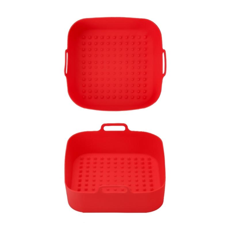 Reusable Square Shape Air Fryer Liner Food-Grade Silicone Air Fryer Accessories