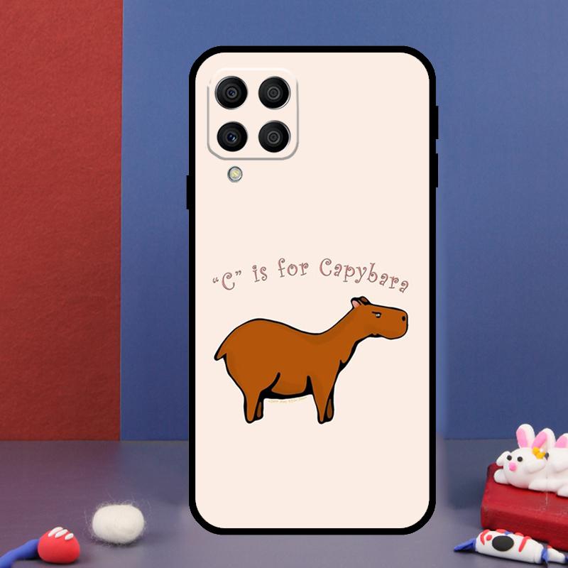 Capybara Lovely Animal For Samsung Galaxy M33 M13 M23 M53 M15 M55 M31 M51 M14 M34 M54 M20 M30s M32 M52 Phone Case