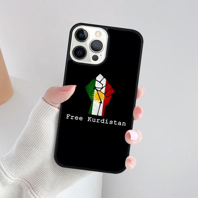 Kurdistan Flag Phone Case Cover For iPhone 17 Air 16 15 14 Plus Apple 16 11 12 13 Pro Max Coque
