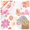 3pcs Boho Daisy Tablecloths - Vintage Hippie Floral Disposable Covers, 54x108 Inches, Perfect for 70s Birthday Parties, Baptisms & Weddings