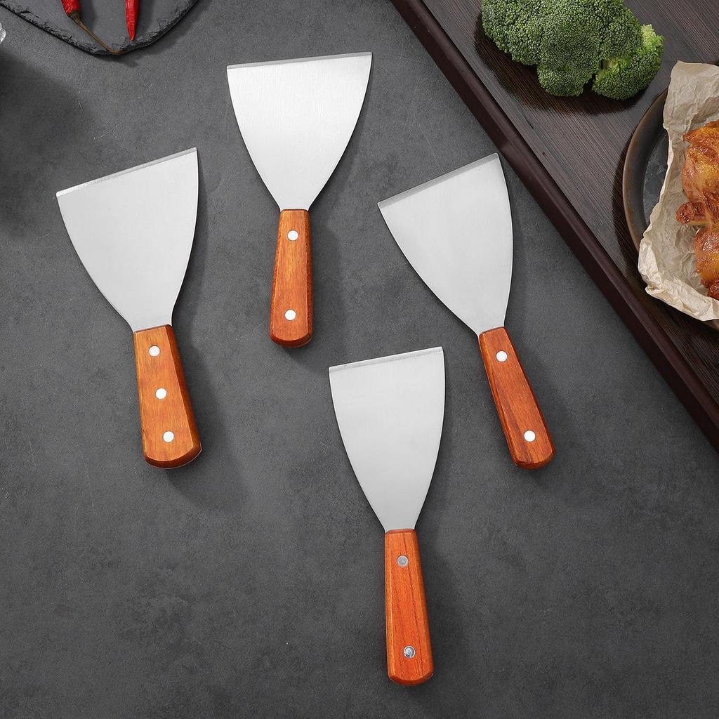 Stainless Steel Cooking Spatula for Pancakes, Pizza, Steak, and Fish