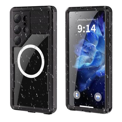 IP68 ShellBox Waterproof Case for Samsung Galaxy S26 Ultra S25 Plus S24 Ultra Magsafe Dustproof Shockproof Underwater Phone Case
