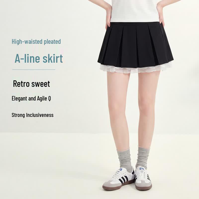 FivePlus Retro High-Waisted A-Line Skirt L