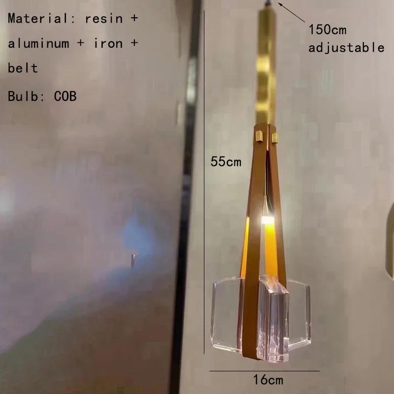 

Светильник роскошный хрустальный подвесной светильник из искусственной кожи светлого цвета прозрачный украшение для дома спальня столовая освещение Warm White