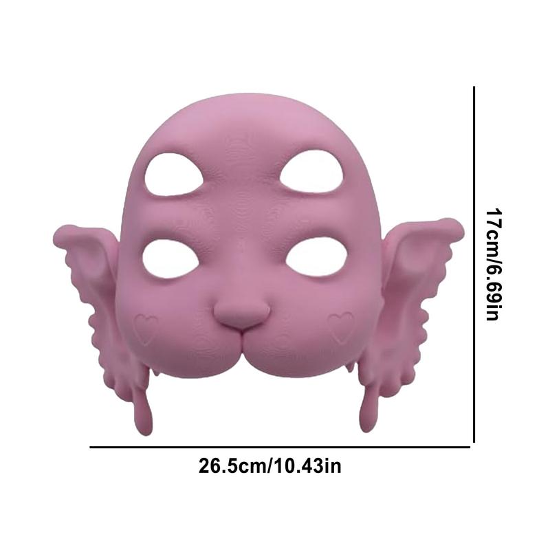 Halloween Face Mask 3D Printed Masque  Unisex Adults Funny Horror Mask Face Cover Creates Festive Atmosphere Gag Joke Toys