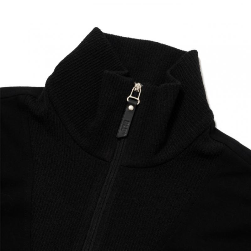 Blu DoT Half Zip T shirT Raglan Sleeve Bk