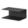 Jitsugyo 10093 Amenity Storage 2 Tiers Black W25 X D16 X H11cm Tower Amenity Holder Amenity Tray