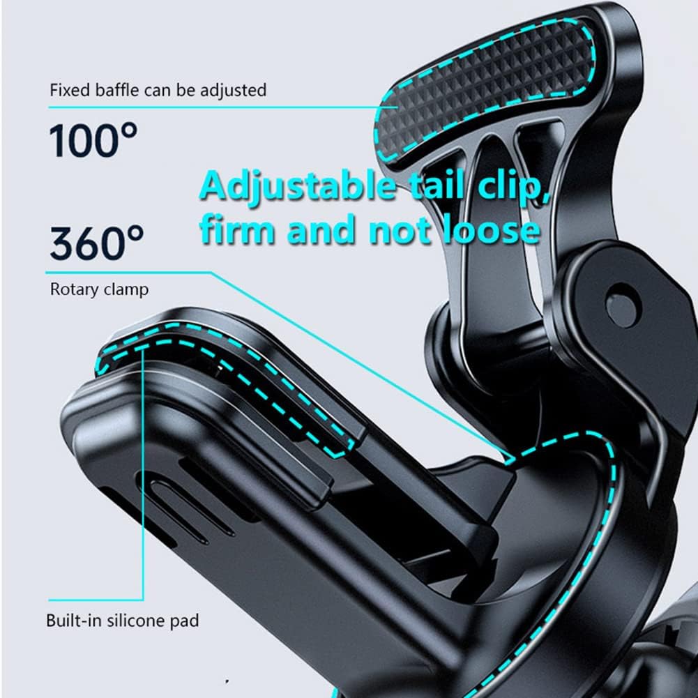 Car Phone Holder Zcargel Car Air Outlet Clip 360-degree Rotatable Air Conditioning Port Support Base Air Vent Holder for Most Cars 112mmx102mm