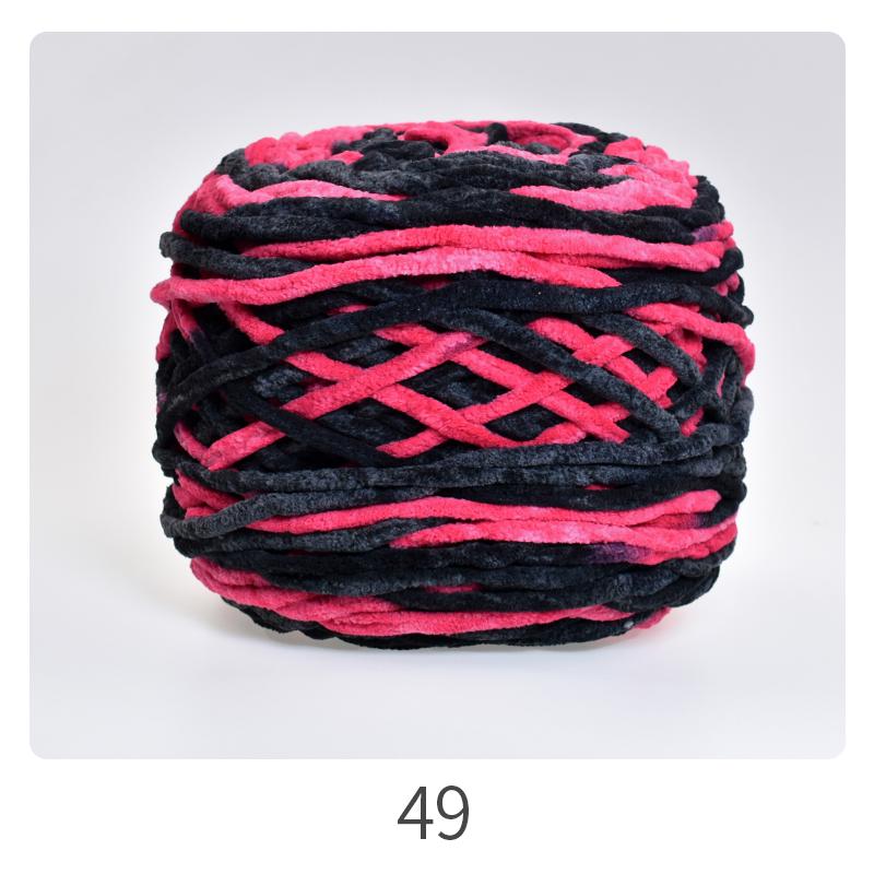 Chunky Ice Silk Yarn for Hand-Knitting: Ideal for Sweaters, Scarves, Bags, Crochet Dolls, and Hooked Shoes