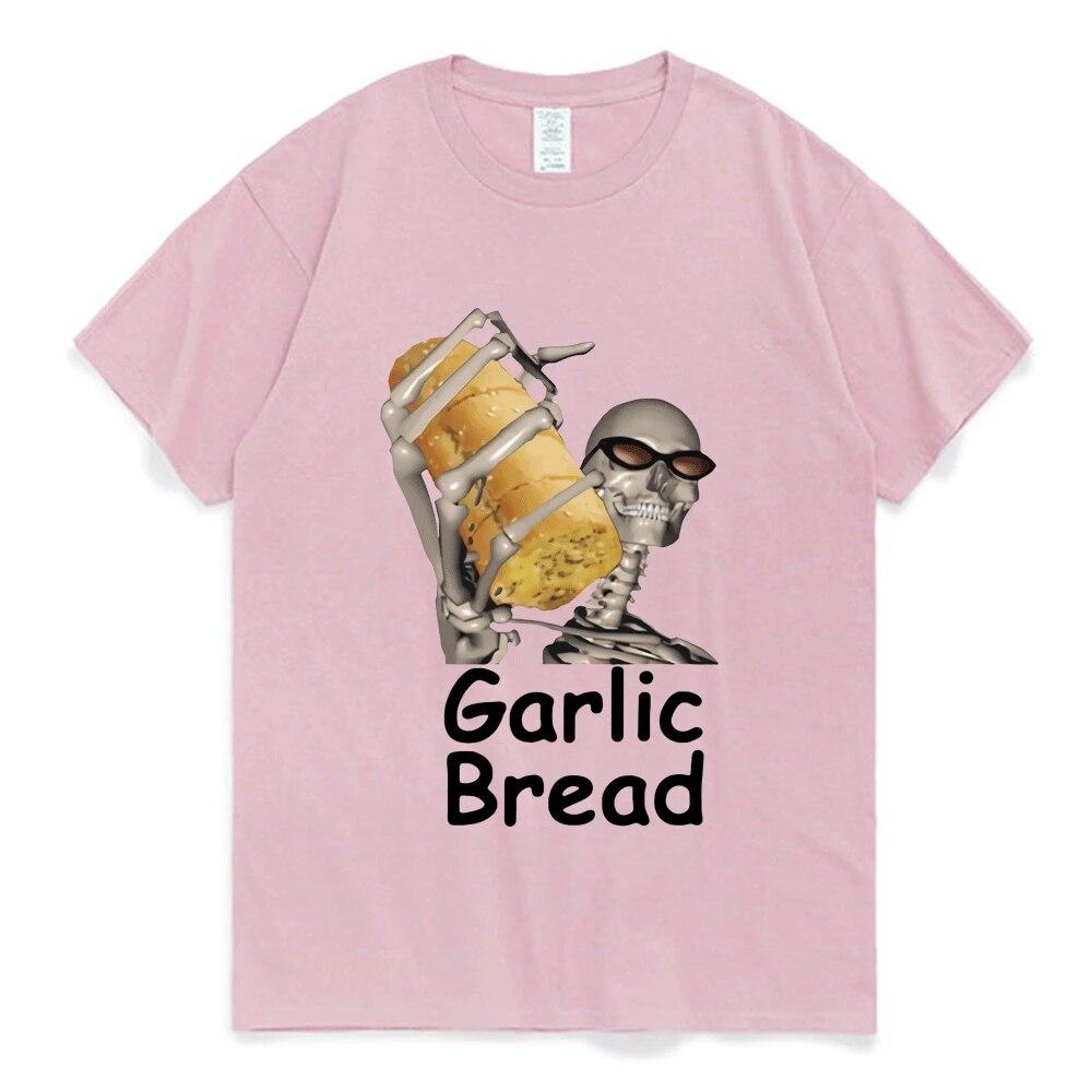 Garlic Bread When Ur Mom Com HOM N Maek Hte T Shirt Unisex Women Graphic Print Tees 90s Vintage Gothic Cotton T-shirts Oversized