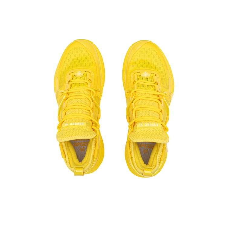 Li Ning Flash 6 Premium Durable Breathable Mid-Top Basketball Shoes Men Sneakers Pineapple-Yellow ABAQ019-4
