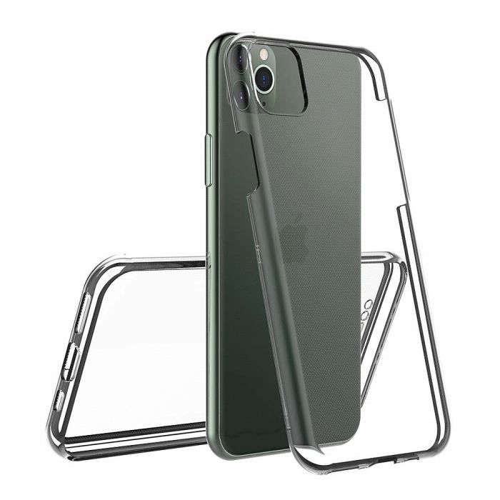 Case for Apple iPhone 11 PRO MAX - Full Body Silicone Transparent Protection Soft Touch 2 Parts Interlocking Phonillico®