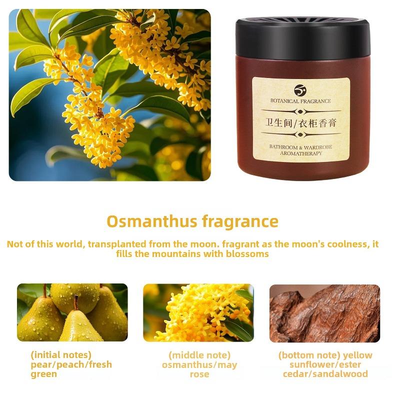 Aromatherapie für Zuhause, Festes Deodorant für Innenräume, Toilettendeodorierung, Schrankduft, Leichter Duft, Auto-Salbe