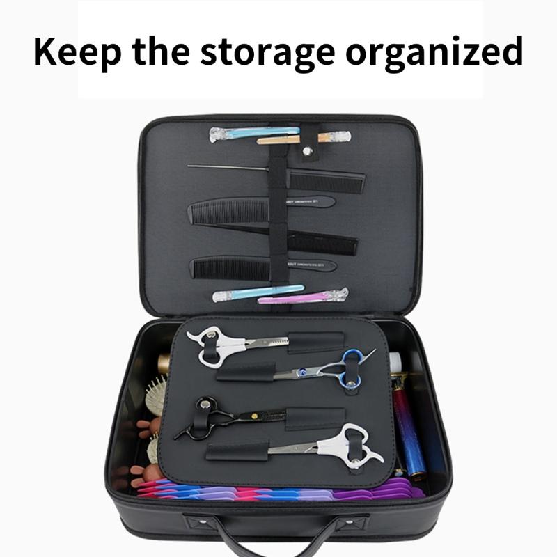 Barber Salon Haridressing Bag Haircut Scissor Bag Multifunction Storage Organizer Hair Styling Accessories Carrying Case