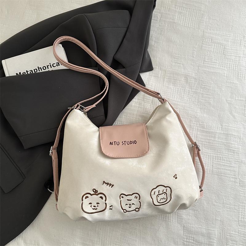 

Женская сумка 2025 новый модный рюкзак большой вместимости универсальная повседневная наплечная сумка-тоут для поездок на работу