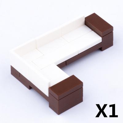 DIY City Decoration Home Building Block Accessories Bed TV Sofa Refrigerator Dining Table Sweeper Phone Brick Gift Toy Kids J078