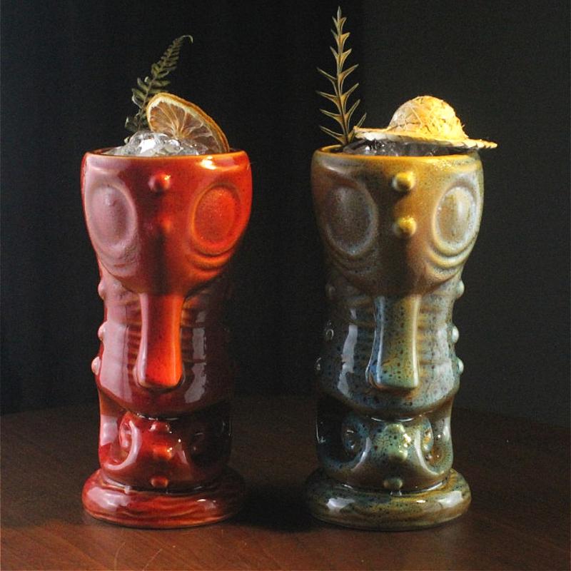 Creative Ornament Bar Hawaiian Cocktail Cup Home Decoration Accessories Personalized Wine Cup Party Ceramic Mug Desk Decoration