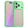 For iPhone 17 Pro Case PC+TPU Semi-Transparent Frosted Finish Protective Phone Cover