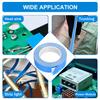 25m Double-sided Thermal Conductive Tape 5-30mm Wide Blue Heat Dissipation Tape for Bonding Cooling Heat Sinks