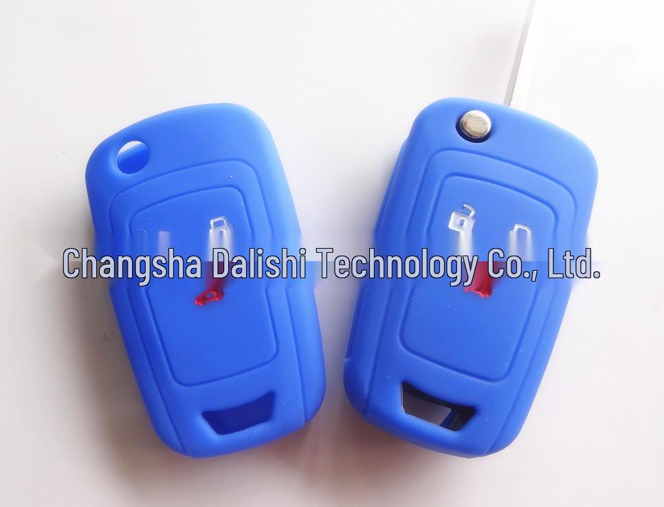 Silicone Key Cover for 3-Button Chevrolet Remote - Multi-Color Protective Shell.