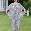 Women's Plus Size Summer Casual Set, Printed Top & Capri Pants (3XL-7XL)