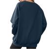 Kadın Büyük Boy Kapşonlular Polar Sweatshirtler Uzun Kollu Kazaklar Kazak Sonbahar Giysileri