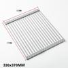 Multipurpose Foldable Kitchen Sink Rack Mat Stainless Steel Fruit Vegetable Dish Drain Rack