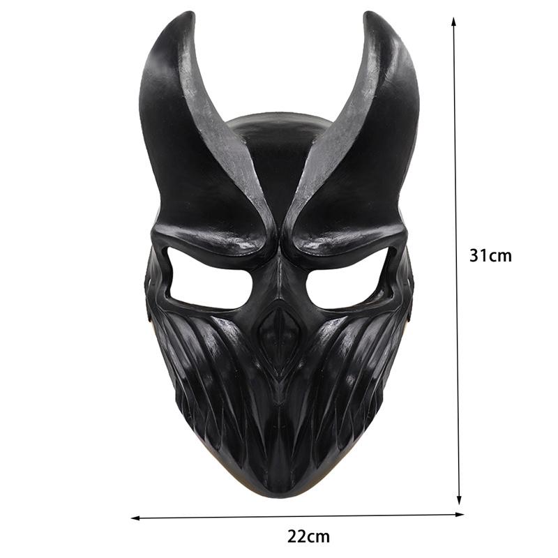 Maschera di Halloween 2024 Nuova Maschera Cosplay di Halloween Maschera Slaughter Darkness Maschera di Moda Spaventosa Maschera in Lattice Accessorio per Feste