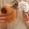 Keychain Capybara Pulling Plush Pendant Toy Mink Fabric Dog Goose Crocodile