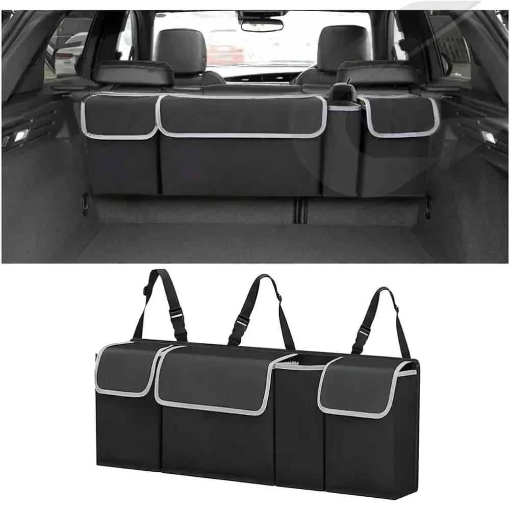 Car Trunk Organizer Adjustable Hanging Luggage Organizer Car Backseat Storage Bag Oxford Automobile Multi-use Seat Back Amagi