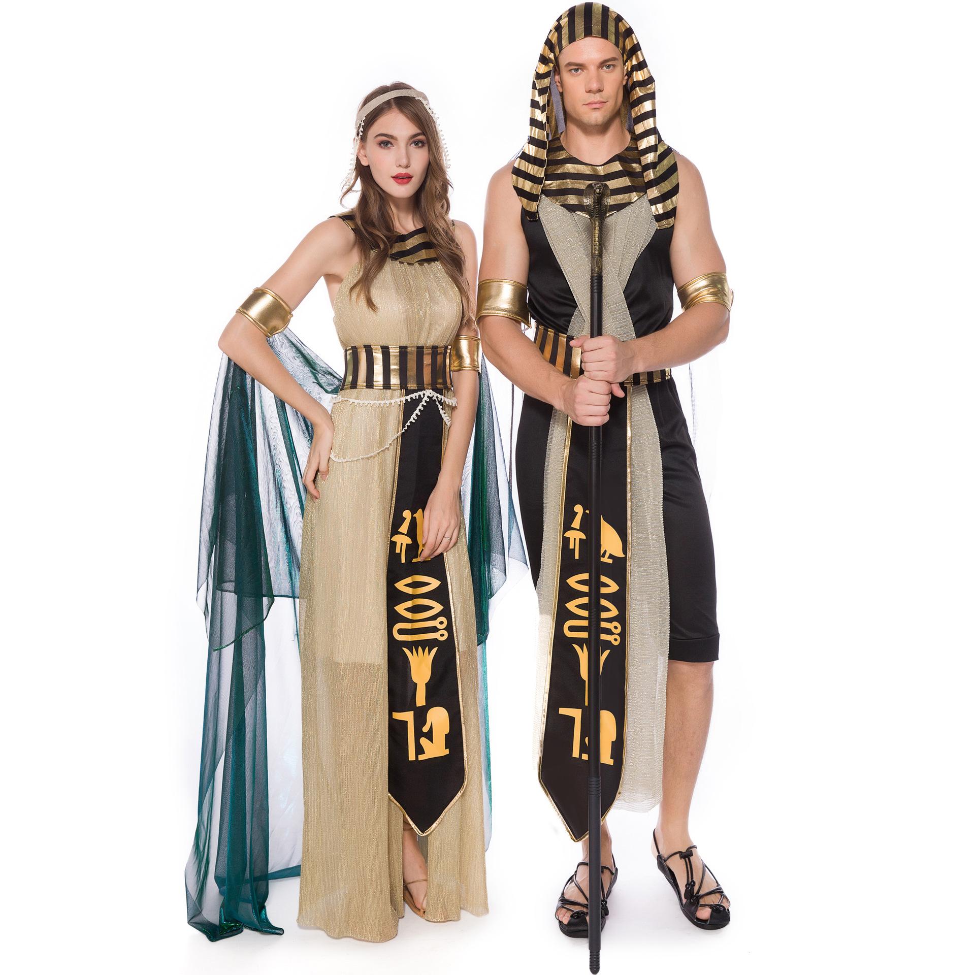 

Greek Muse and Prince Costume, Couple Day of the Dead Masquerade Performance Costume Halloween Costume M